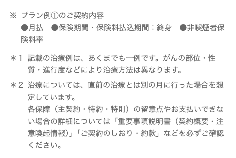 ※プラン例①のご契約内容